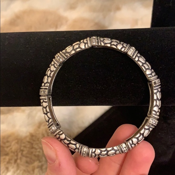 Lia Sophia cheetah and rhinestone stretch bracelet - Picture 3 of 6